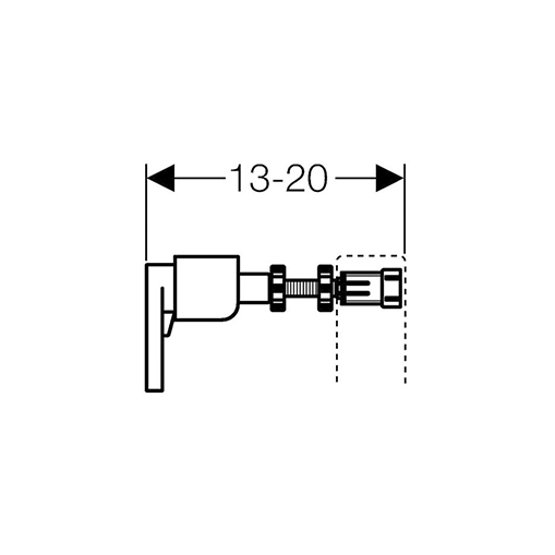Комплект крепежных элементов GEBERI Duofix Tуниверсальная (арт. 111.815.00.1)